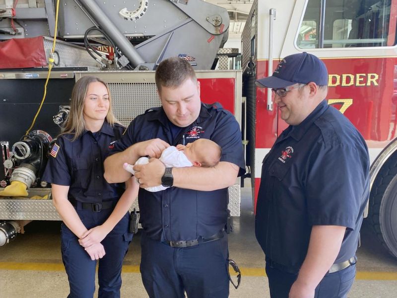 Holmes Fire District #1 steps in to help with birth