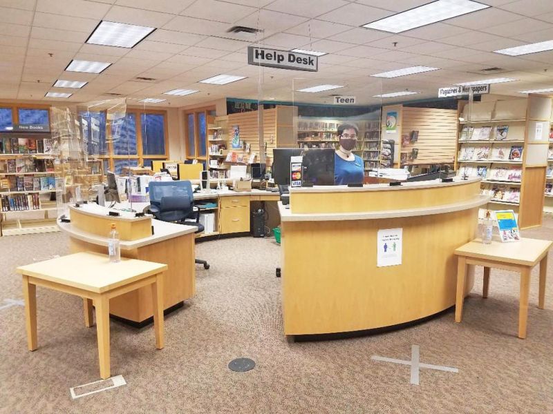 Holmes libraries quieter but still open and active