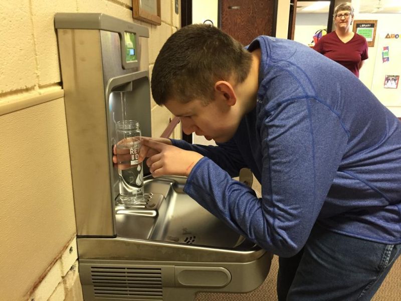 Holmes Training Center receives a fountain of blessings