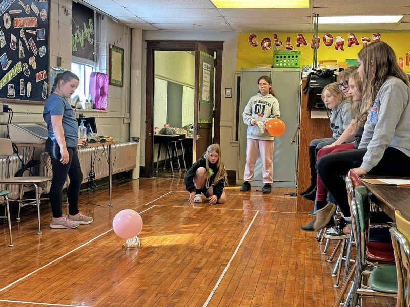 In local science class, it’s drivers, start your … balloons?