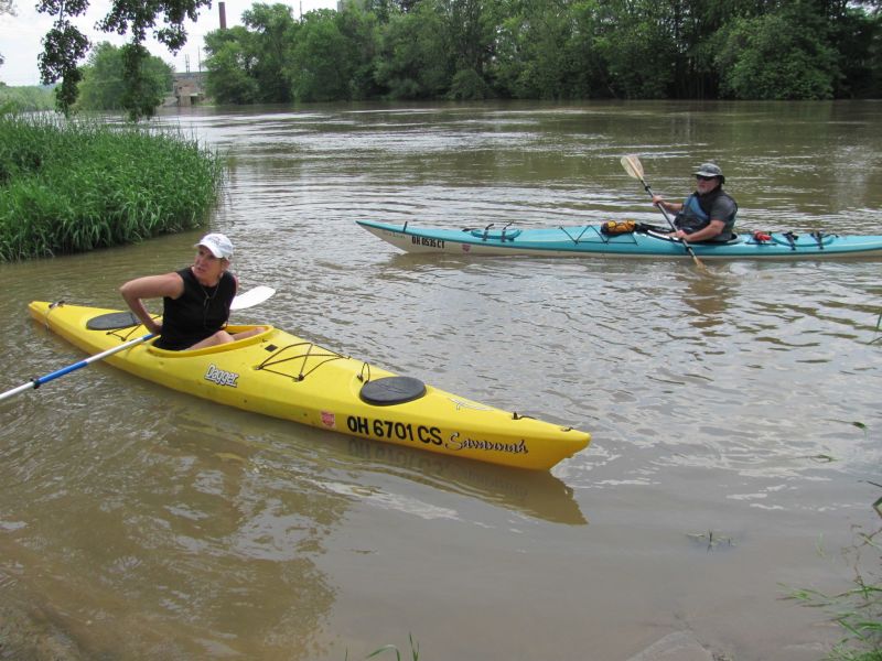 Kayak and canoe champion Mary Jo Monte shares her love of the sport at Tuscarawas River clinic