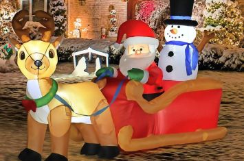 Keep inflatable decorations looking joyful all season