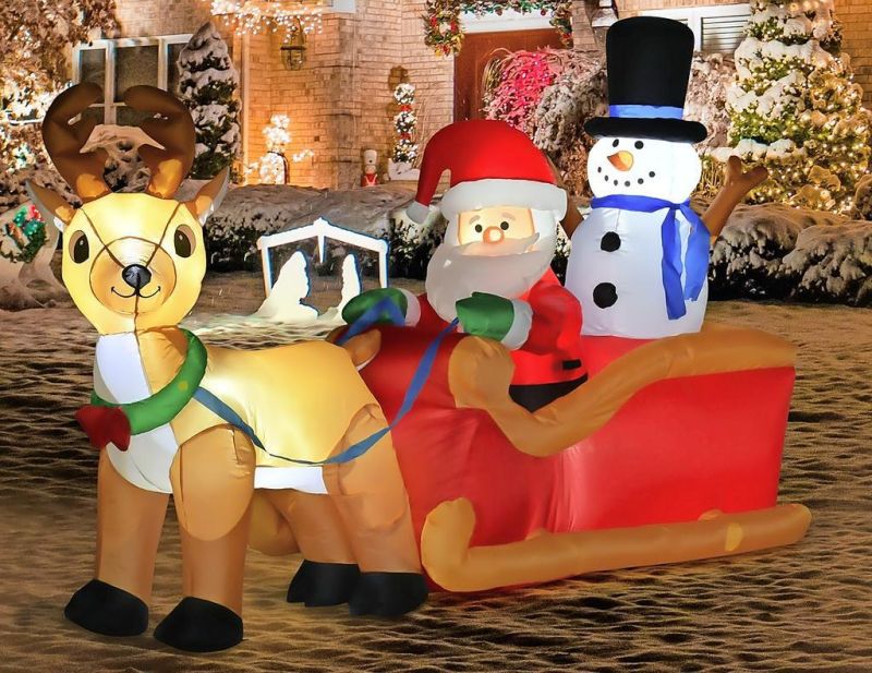 Keep inflatable decorations looking joyful all season