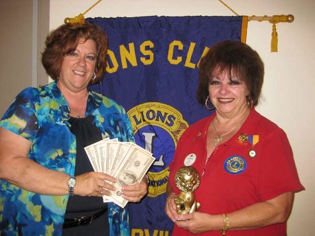 Kerry Pickett discusses Social Security benefits at recent Lions Club meeting