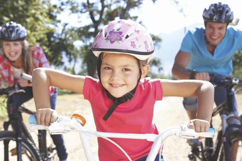 Kids can get a free bike helmet from TuscParks