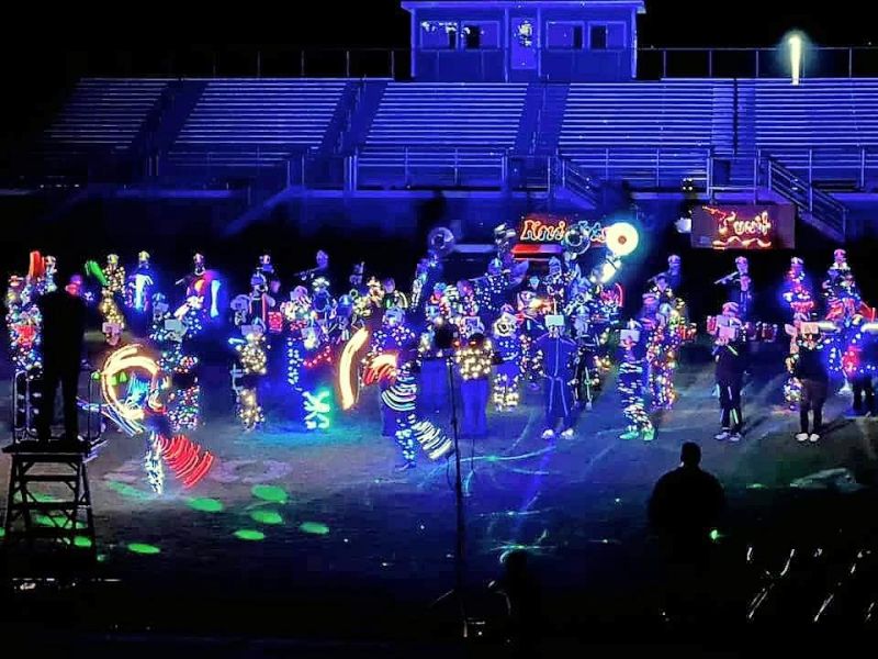 Knights band will glow brightly at upcoming Band Light Show