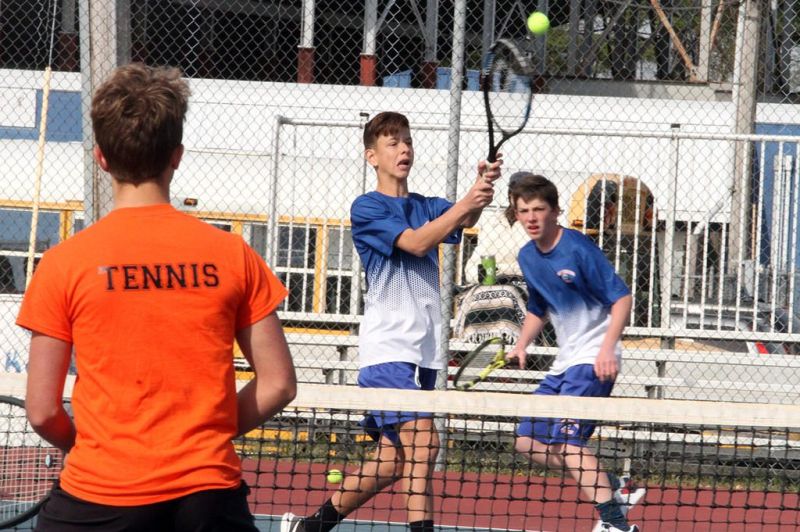 Knights’ netters rolling on as tennis team improves to 13-1