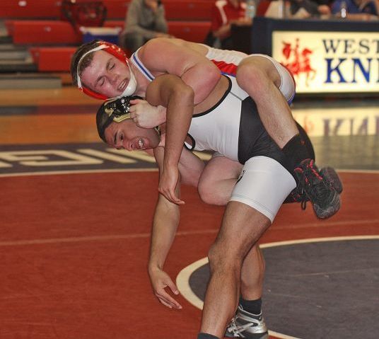 Knights split regular season mat finale and escape unharmed