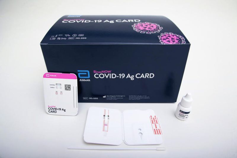 Libraries to distribute at-home rapid antigen test kits