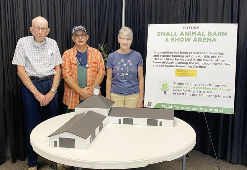 Small animal livestock building campaign kicks off with big gift