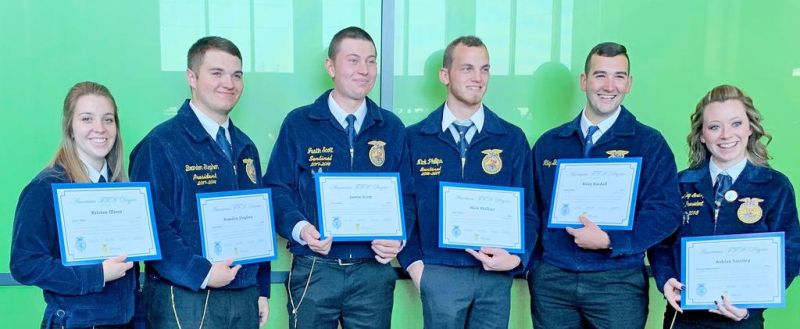 Local FFA members are honored