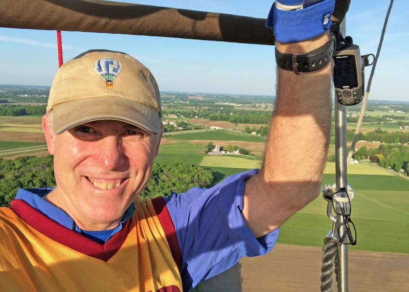 Up, up and away with local hot air balloonist