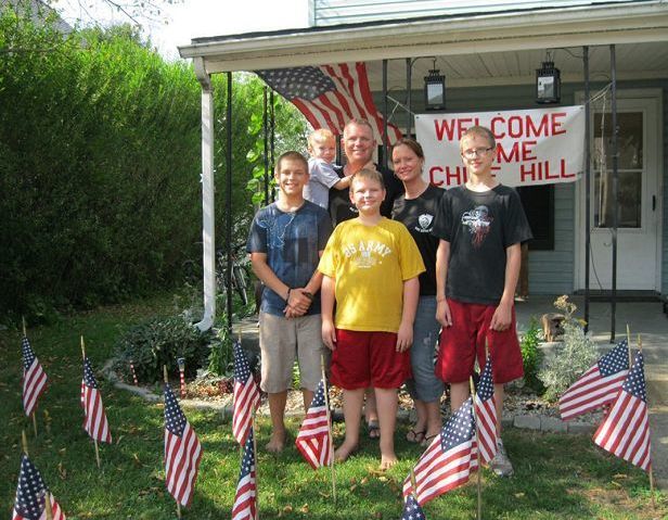 Local vet returns home to a family that found strength through faith