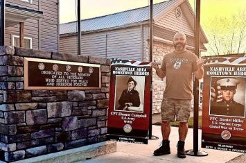Nashville's small, but honors Memorial Day heroes in big way