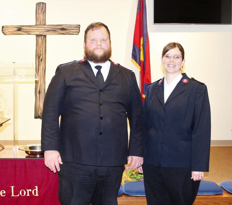 New officers installed at Salvation Army