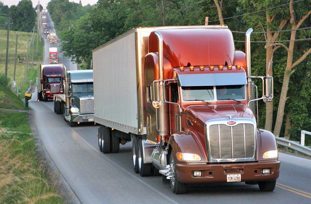 Night lights Transport for Christ truck show lights up the night in Amish Country