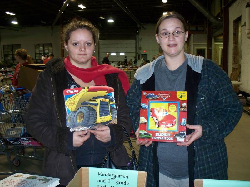 pics for "Gift of Books" story