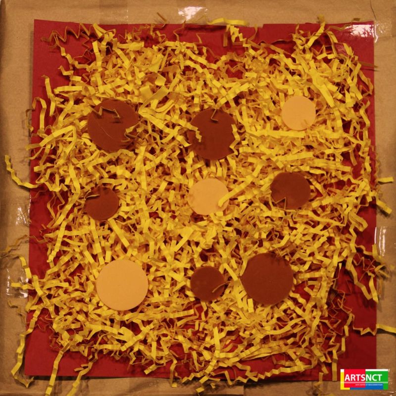 pizza box art