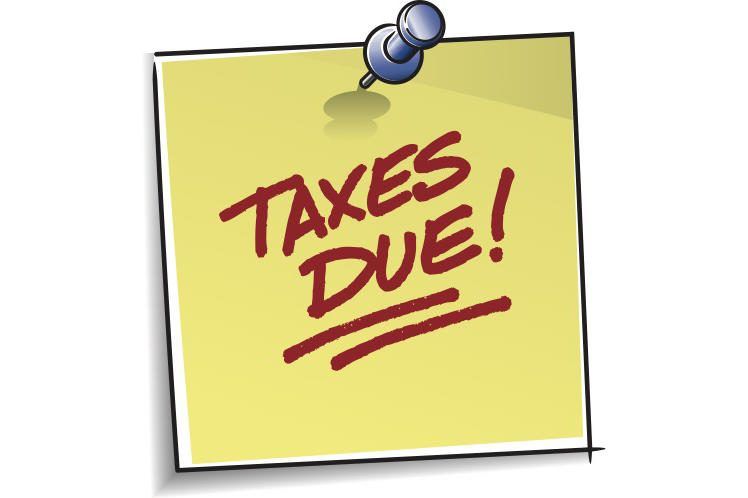 Real estate taxes due