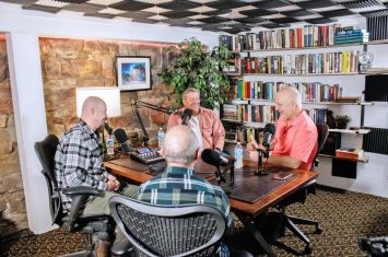 Recording studio at Plain Values available for families at no cost