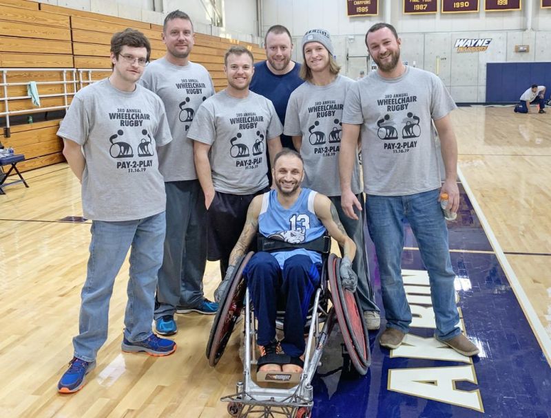 Rhinos wheel into Wayne College for annual fundraiser