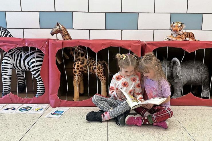 Millersburg students enjoy carnival life for Right to Read Week