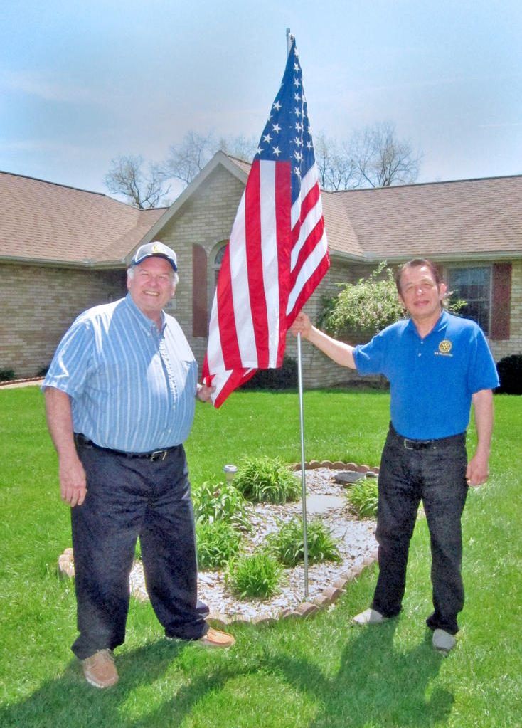 Rotary flag project underway