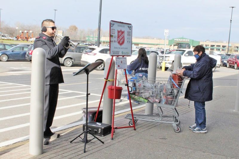 Salvation Army campaign is behind schedule