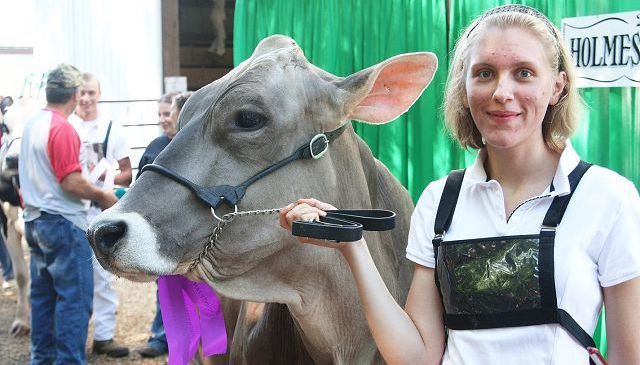 Schonauer wins Dairy Showmanships Supreme Showmanship despite broken arm