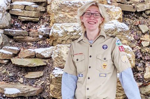 Scout refurbishes Glenmont watering trough to earn Eagle rank