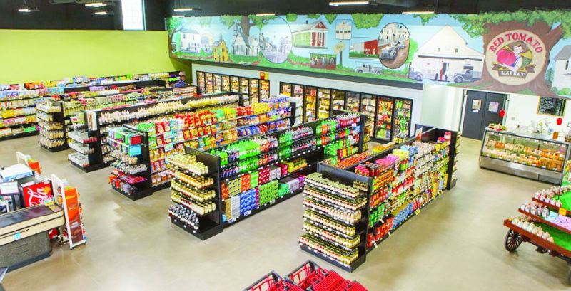 Shopping at Red Tomato Market is like picking right from the garden