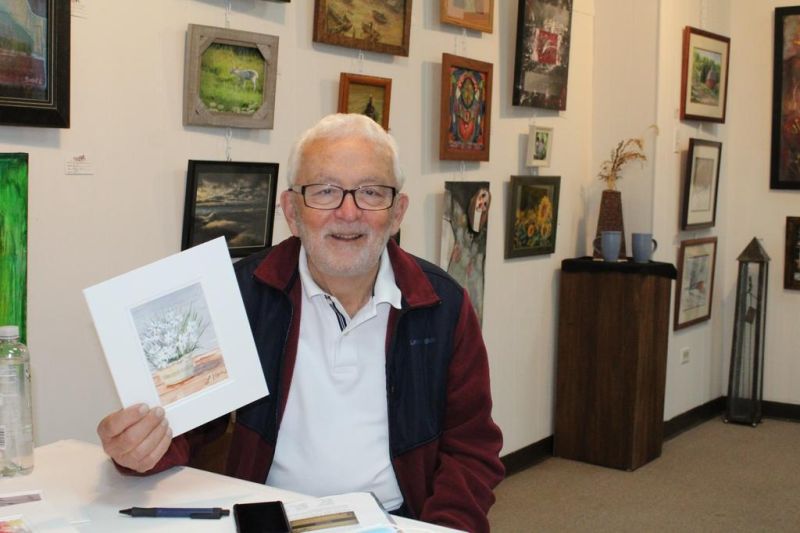 Art show to feature little watercolor works