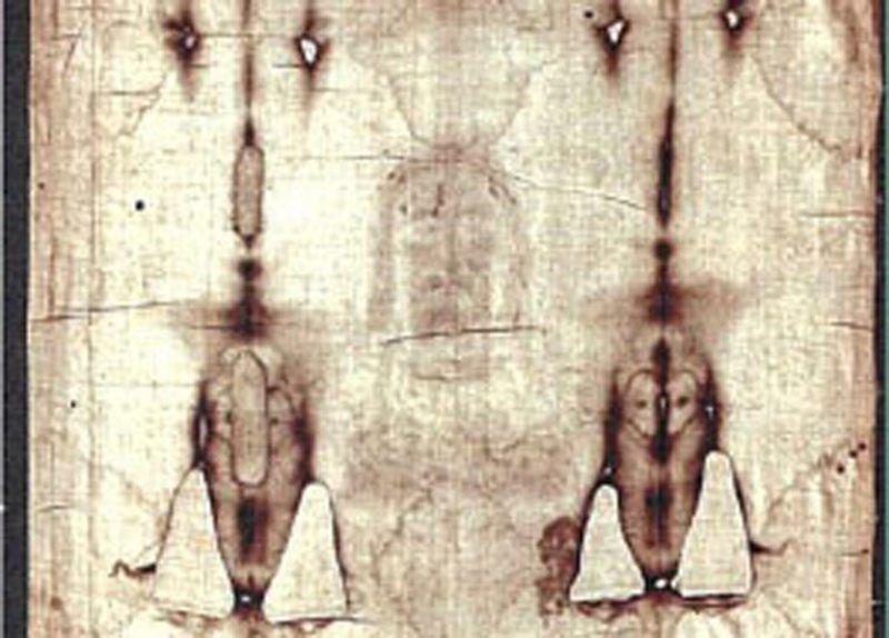 Shroud of Turin exhibit at St. Peter