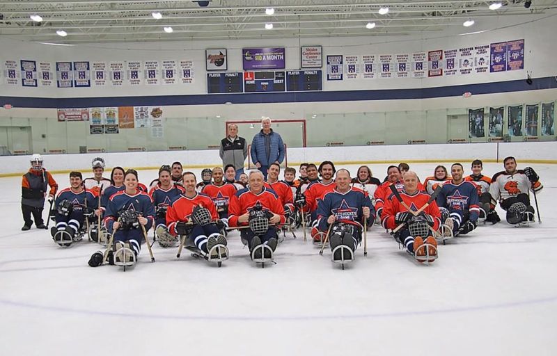 Sled hockey promotes sports for individuals with disabilities