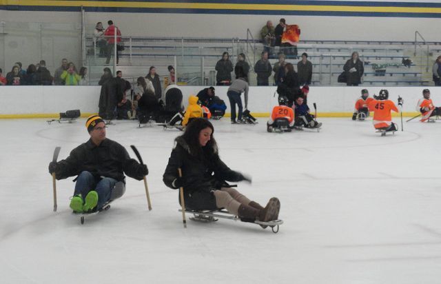 Sled hockey shatters stereotypes at Alice Noble Ice Arena in Wooster