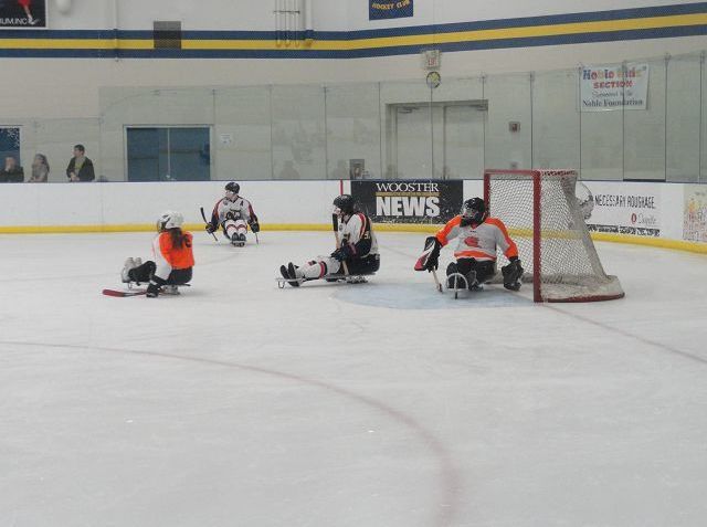 Sled hockey shatters stereotypes at Alice Noble Ice Arena in Wooster