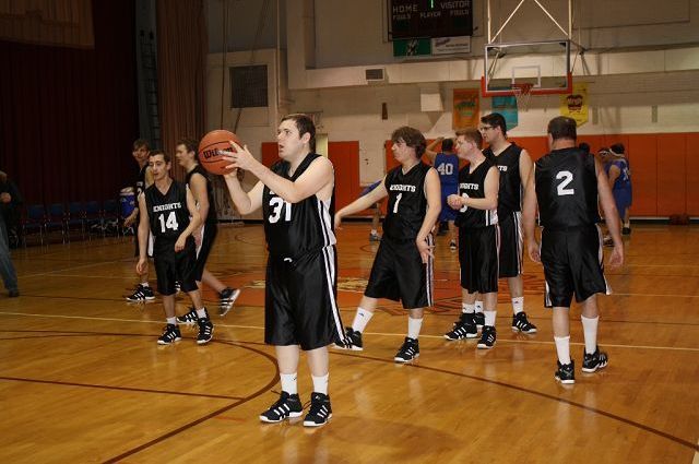 Stepping Stones Knights newest area Special Olympics basketball team