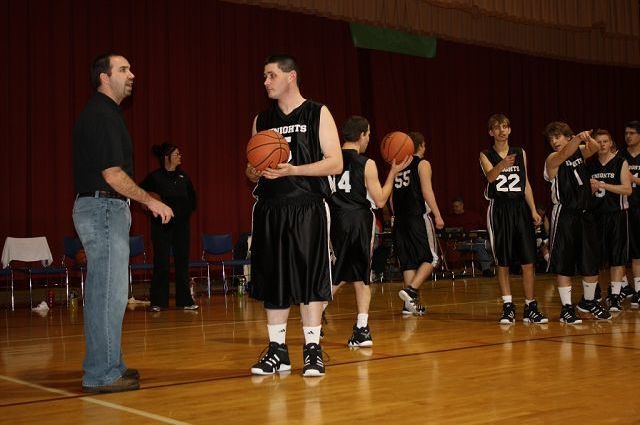 Stepping Stones Knights newest area Special Olympics basketball team