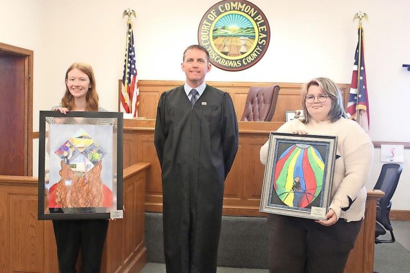 Student artwork to hang in courthouse