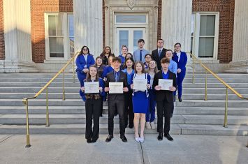 Students compete in mock trial