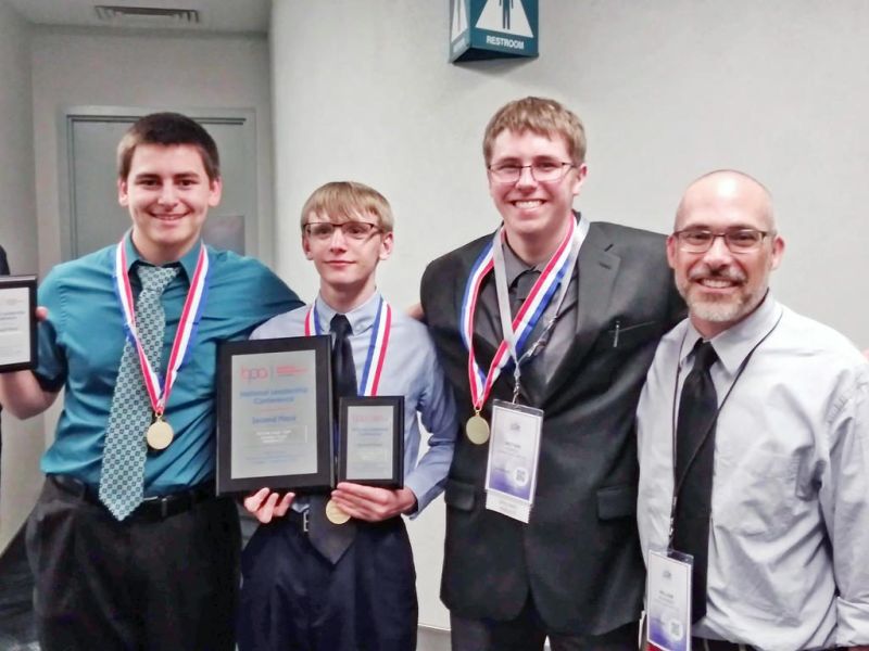 Students placed second in design team competition