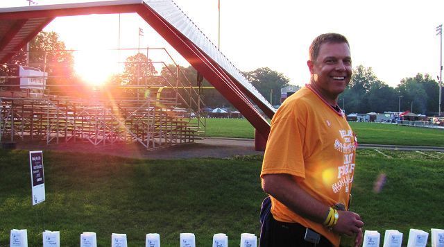 Sunrise at the Stadium – Relay for Life participants greet the new day with hope
