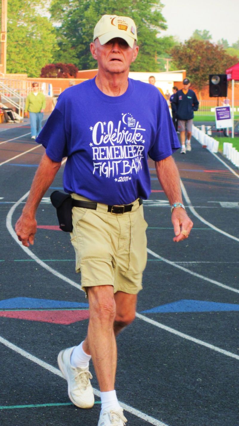 Sunrise at the Stadium – Relay for Life participants greet the new day with hope
