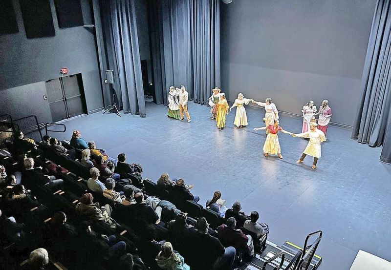 Center Stage at Holmes Center for the Arts is nearly complete