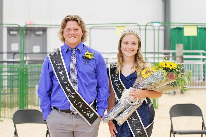 Tate and Burgett are this year’s Holmes County Junior Fair royalty