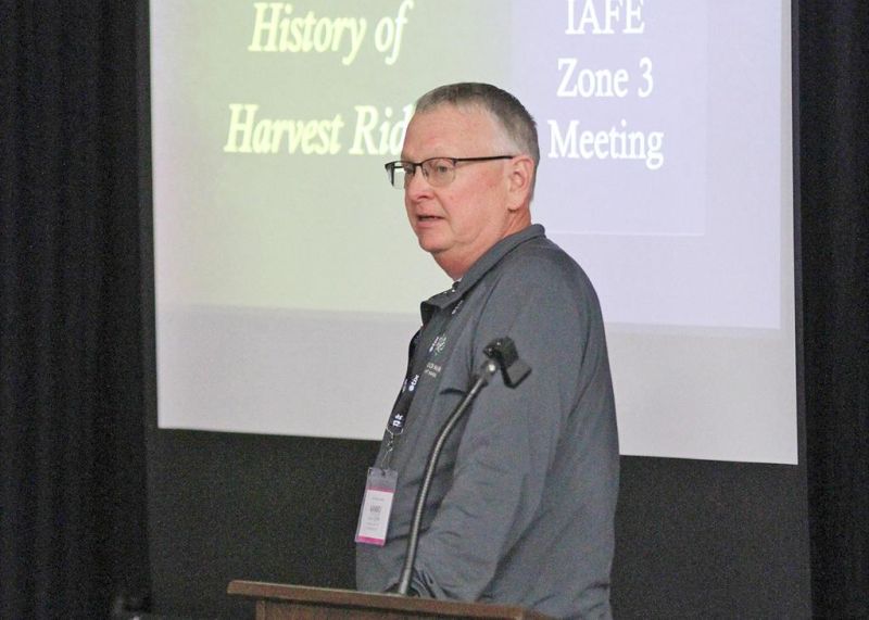 Taylor shares the saga of Harvest Ridge with IAFE members