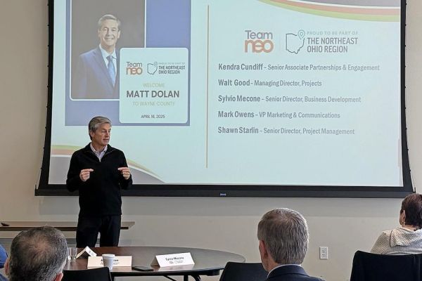 Team NEO CEO Dolan visits Wayne County