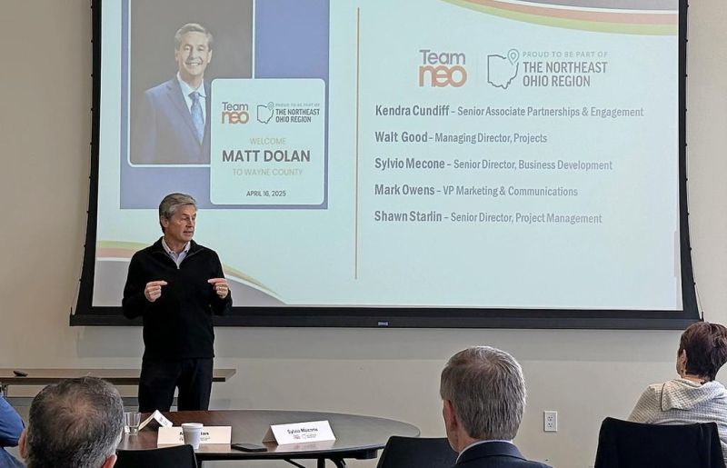 Team NEO CEO Dolan visits Wayne County