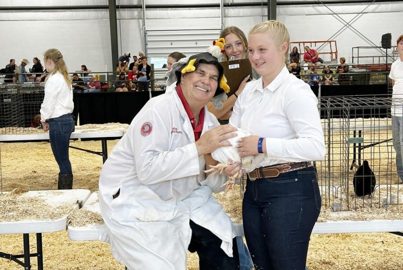 The Chicken Man brightens fair showmanship day