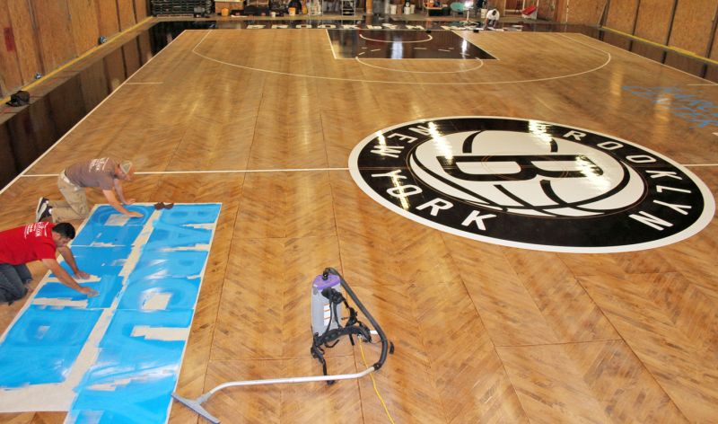 The Ohio Floor Company experiences 'Net' gains through work on NBA's Barclays Center floor